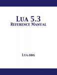Lua 5.3 Reference Manual, Lua 5.3 Reference Manual