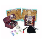 Piratų lobio skrynelė su deimantais