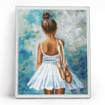 Deimantinė mozaika Jauna balerina LGPS010e, 40x50 cm