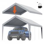 Automobilinis stogelis 12 x 20 ft, tik tentas