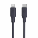 &bdquo;Evelatus&ldquo; USB C į &bdquo;Lightning&ldquo; silikoninis kabelis 1,2 m (MFI10CL) 60 W / 20 V 3 A, mėlynas