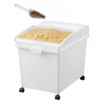 Vevor maisto saugojimo dėžė su ratukais, 3 vnt., 40 l