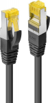 Lindy 47626 kabel sieciowy Czarny 3 m Cat6a U/UTP (UTP)