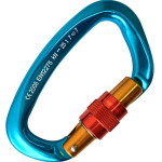 Karabinas, skirtas kopimui ir žygiams, 1 vnt., alpinistinė įranga, laipiojimo ir žygių priedai, saugos įrankis