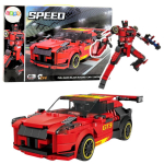 Roboto automobilio GT3 konstruktoriaus rinkinys vaikams 2in1, 335 d.