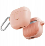 Uniq Clyde Lock dėklas AirPods 4 &ndash; rožinis
