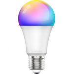 I&scaron;manioji RGB lemputė su WiFi ir Bluetooth E27 10W, i&scaron;mani &scaron;viesos reguliavimo lemputė, nuotoliniu būdu valdoma, daugiaspalvė LED lemputė