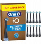 Oral-b Io Ultimate Clean juodos galvutės, 10 vnt.
