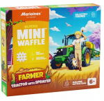 Marioinex Waffle mini Farmer traktorius su purk&scaron;tuvu, 50 detalių