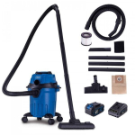 Akumuliatorinis &scaron;lapio ir sauso valymo dulkių siurblys Scheppach C-NTS15-X SET L &ndash; 20V, 12 l, su baterija ir įkrovikliu