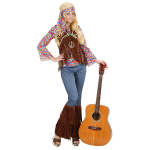 &bdquo;PSICHEDELIC HIPPIE WOMAN&ldquo; (mar&scaron;kinėliai su liemene, kelnėmis, galvos juosta, vėriniu)