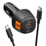 Spigen 113w automobilinė įkroviklis 2x Usb-c, Usb-a, Pd, Pps