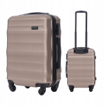 WINGS VULTURE kabininis lagaminas 38L &ndash; tvirtas ABS bagažas su 4 ratukais, lengvas kelioninis lagaminas su kodine spyna
