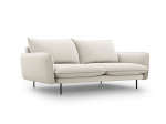 Sofa Cosmopolitan Design Vienna 3S, &scaron;viesios smėlios spalvos gobelenas