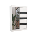 Spinta Adrk Furniture Toura 150 cm, balta/juoda
