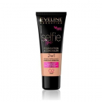 Makiažo pagrindas Eveline Selfie Time 2w1, 02 Ivory, 30 ml