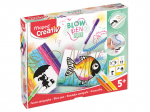 Pučiami flomasteriai, komplektas Maped Creativ Blow Pen String&rsquo;Art