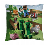 Vaiki&scaron;kas dekoratyvinė pagalvėlė Minecraft, 40x40 cm