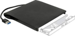 I&scaron;orinio kietojo disko dėklas Delock I&scaron;orinis korpusas 42603, 1x USB 3.0 Type-A, 1x Slim SATA 13 kontaktų, 9.5mm, 20cm, Hot Swap, Plug & Play, juoda
