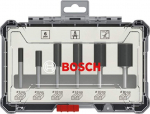 Priedų rinkinys - BOSCH PROFESSIONAL - 2607017465 - 6 tiesių priedų - &Oslash;12/16/20 mm - 6 mm kotas