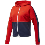 Džemperis su kapi&scaron;onu moterims Reebok Te Linear Logo Ft W FT0901