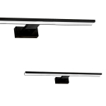 Sieninis &scaron;viestuvas - shine black, 80cm 15w led