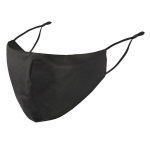 BYS Daugkartinio audinio veido kaukė, 3 Layer Black