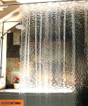 3D holografinė EVA vonios užuolaida 180x180 cm
