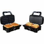 Gofruoklis LITTLE BALANCE - Speed'n Mixt - 2 Keičiami Priedai - Atidaroma 180&deg;C - 1200 W