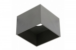 Sakura lubų &scaron;viestuvas, ES111, GU10, 120X85 mm, IP20, juodas