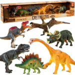 Judančios figūrėlės dinozaurai Kruzzel 19745, 6 vnt