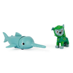 Figūrėlė Paw Patrol (&Scaron;unyčiai Patruliai) Aqua Hero Pups Rocky 6066145, žalia