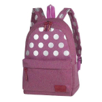 Sportinė kuprinė CoolPack Street, rožinė su ta&scaron;keliais, 26 l