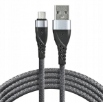 Everactive Usb - Microusb B kabel, 1m, pilkas, greitas įkrovimas