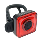 Galinis dviračio žibintas Rock Machine R.Light 50 USB, juodas/pilkas