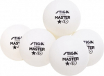 Stalo teniso kamuoliukai Stiga Ping Master, 6 vnt, balti