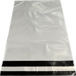 Saugumo vokai / kurjeriniai vokai i&scaron; LDPE plėvelės 350 x 460 + 50 mm, 50 vnt.