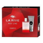Rinkinys La Rive Red Line vyrams: tualetinis vanduo EDT, 90 ml + du&scaron;o želė, 100 ml