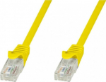 Patchcord Rj45 Cat 5e Utp Cca 2m Geltonas