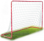 Dideli metaliniai futbolo vartai su tinklu, 183x122 cm