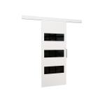 Stumdomos durys ni&scaron;ai ADRK Furniture Ares 76, baltos