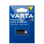 Varta Charge &amp sync USB 3.0A - USB type C įkrovimo ir duomenų sinchronizavimo adapteris