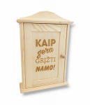 Raktinė Kaip gera grįžti namo, 29x20x6 cm