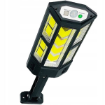 Lauko &scaron;viestuvas su saulės kolektoriumi ir nuotolinio valdymo pulteliu 124 LED
