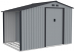 Sodo namukas su malkine Madison, 9x6, Light Grey