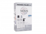 Rinkinys slenkantiems ir lūžinėjantiems plaukams Nioxin System 1: &scaron;ampūnas Nioxin Cleanser Shampoo, 150 ml + kondicionierius Nioxin Scalp Therapy Conditioner 150 ml + plaukų kremas Nioxin Scalp & Hair Treatment, 50 ml