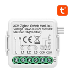 I&scaron;manusis laikrodis Smart Switch Module ZigBee Avatto N-LZWSM01-3 No Neutral TUYA