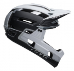Dviratininko &scaron;almas Bell Super Air R Mips Spherical, baltas/juodas, 55-59 cm