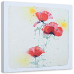 Paveikslas Trys aguonos, 30x30 cm