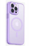Evelatus Apple iPhone 14 Pro Max Hybird Case Whith Magsafe PC+TPU Purple